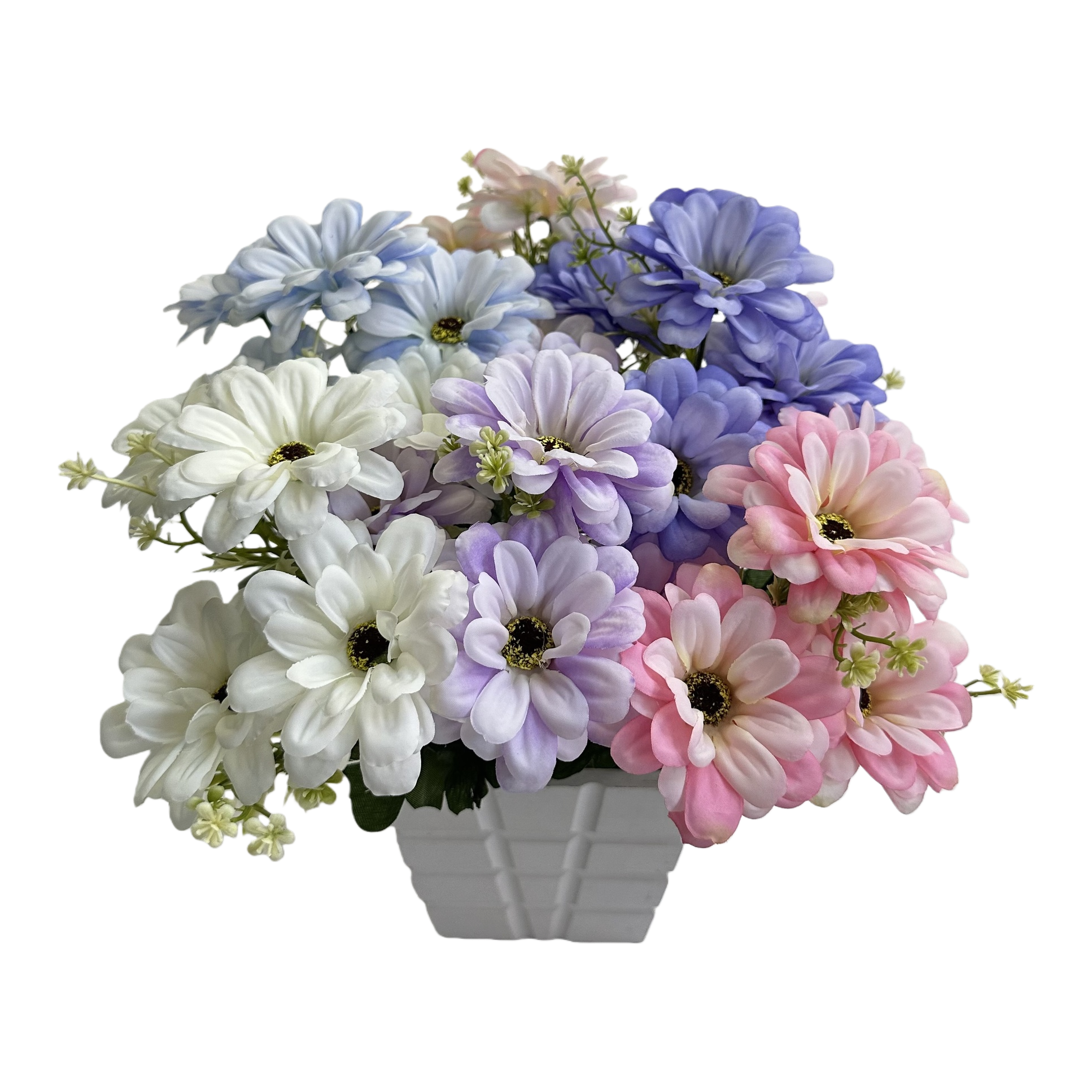 Woven potted plant souvenirs, small green plants, shell square pieces potted plant souvenirs Item Picture