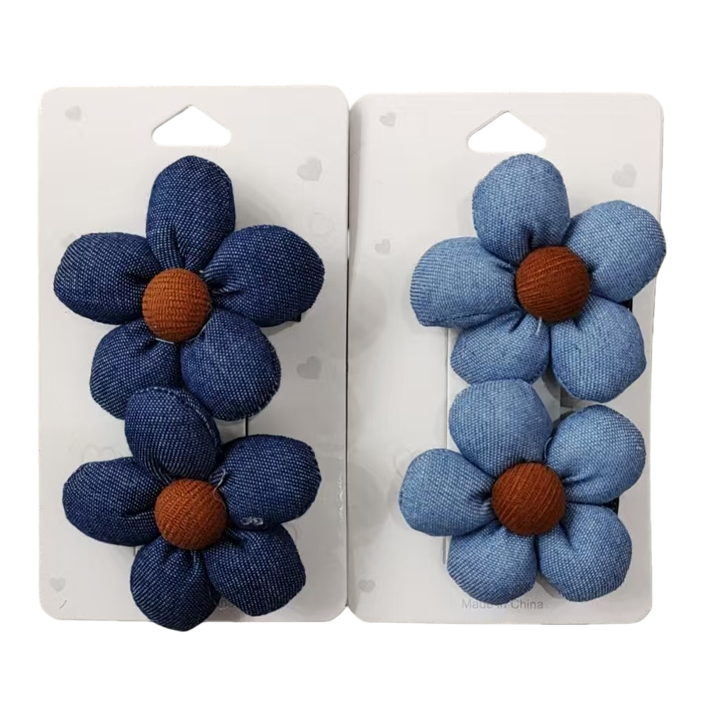 Fabric flower acetate grab shark clip hair clip 180g main body hair clip Item Picture