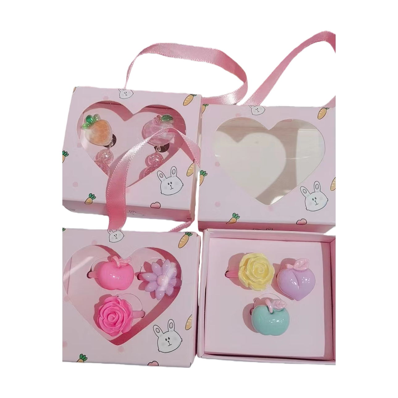Niños adorables dibujos animados de succión magnética earwear set 5 star clip clip de la medicina tradicional China Item Picture