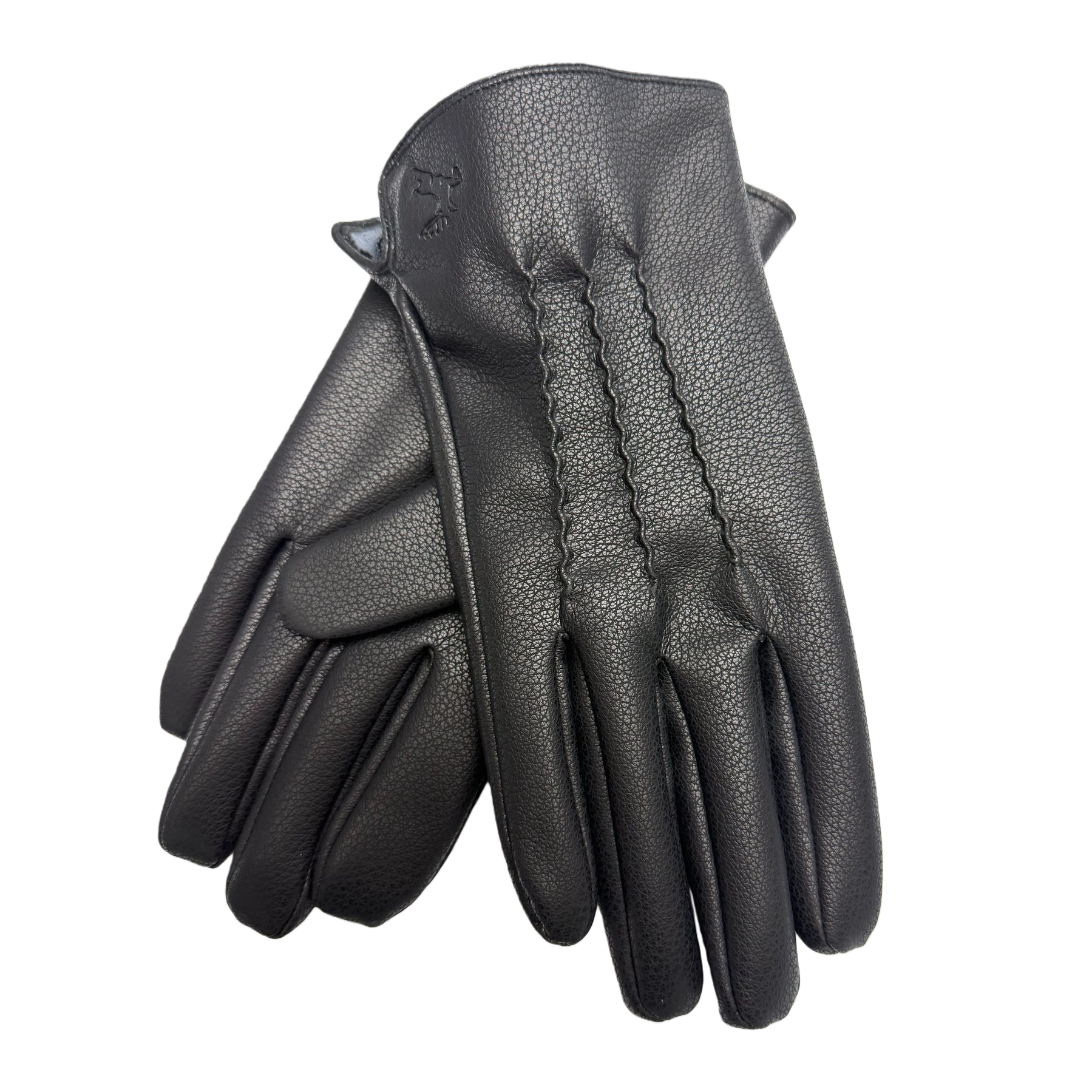 New touch screen warm PU leather gloves for winter cycling for men and women, thickened and fleece gloves for wholesale 122541061 Item Picture