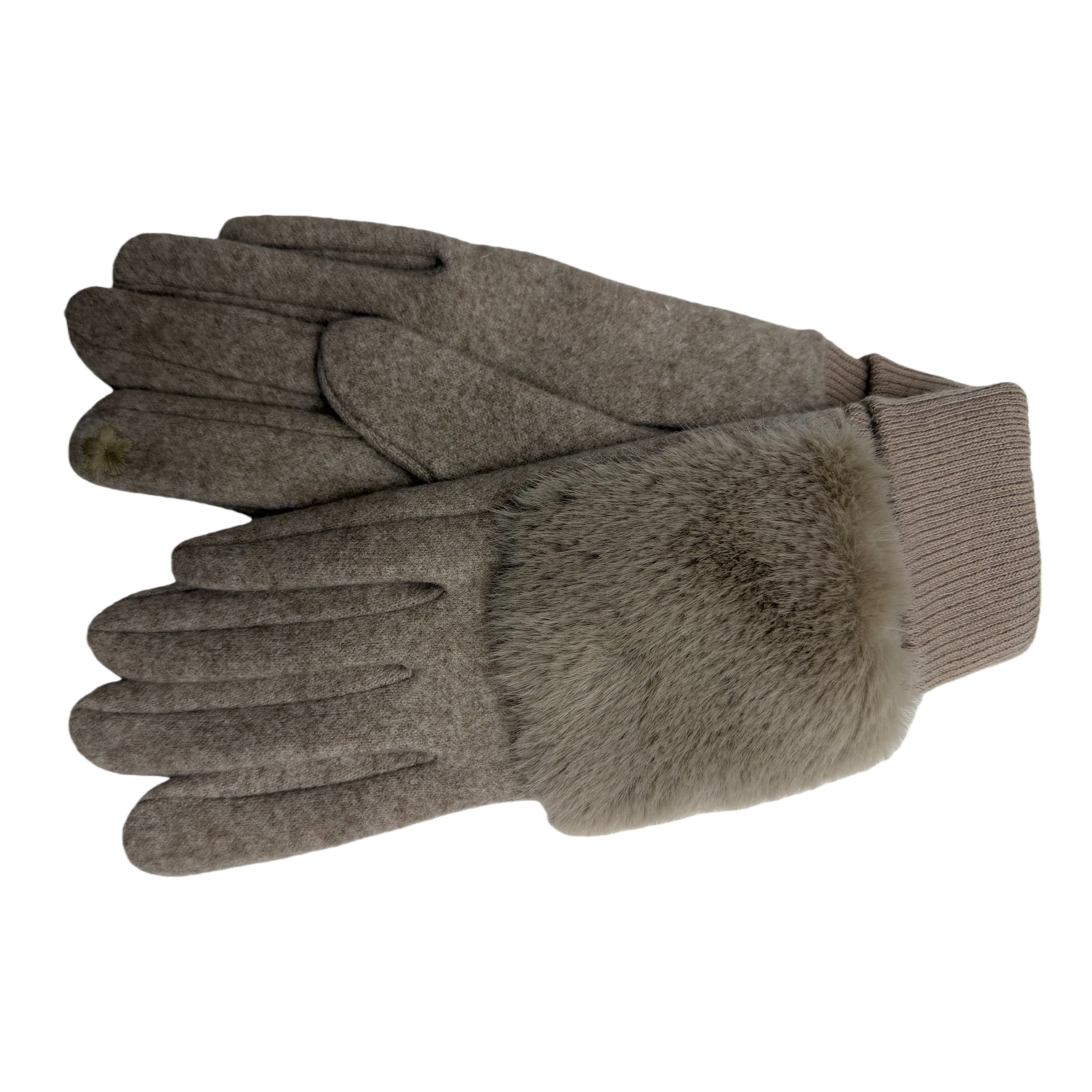 Nuevo protector de pantalla táctil guantes de cuero de PU cálido invierno para hombres y mujeres ciclismo a prueba de frío engrosado con guantes de peluche guantes calientes Item Picture