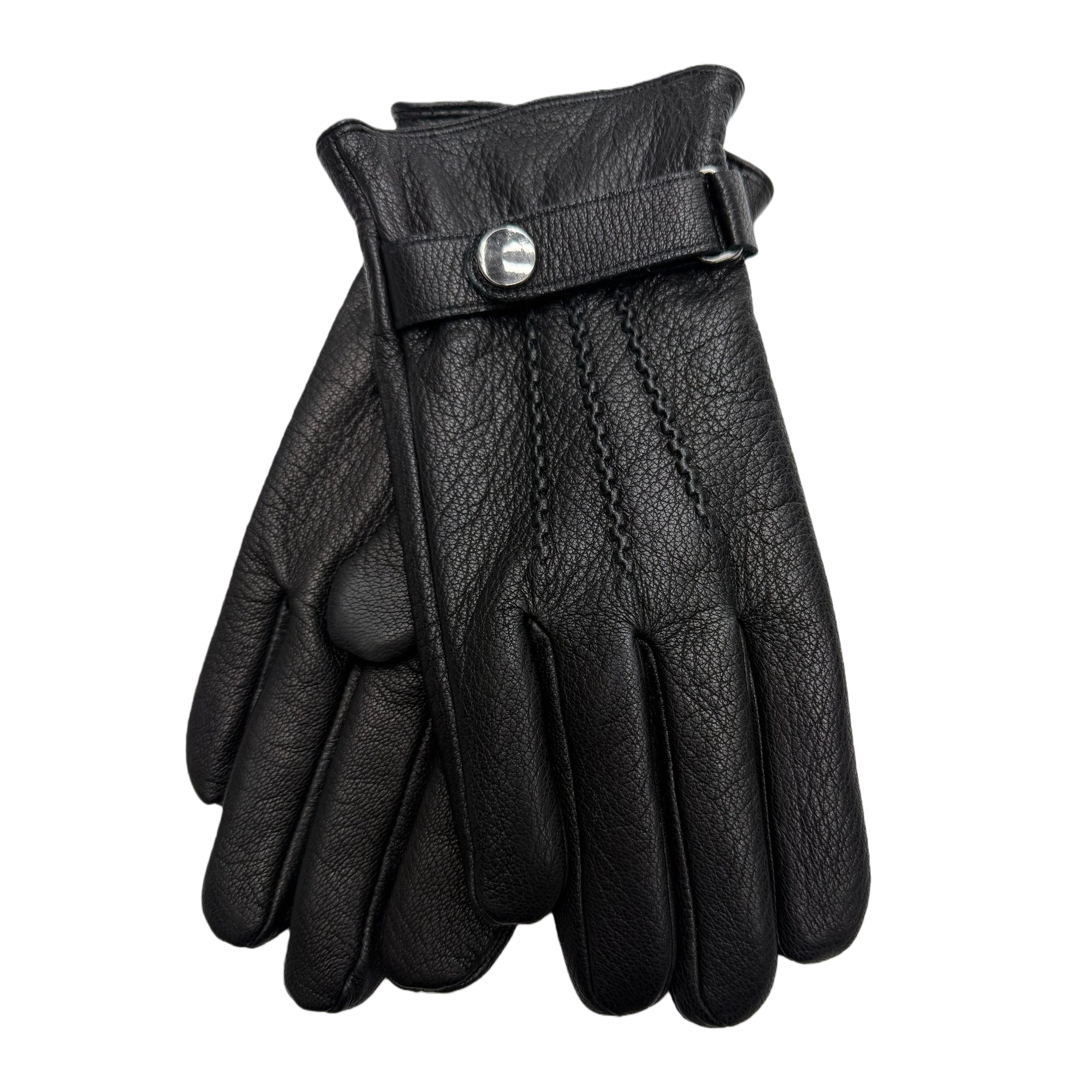 New touch screen saver guantes de cuero negro cálido invierno para hombres y mujeres ciclismo a prueba de frío más grueso más fleece guantes wholesale Item Picture