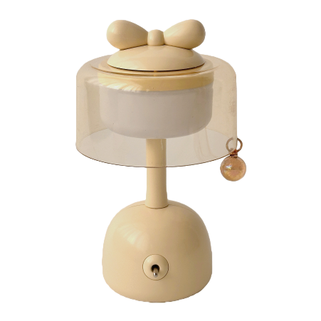Bow-shaped simple night light, desktop night light, bedroom dormitory, romantic and cute, girlish heart Item Picture