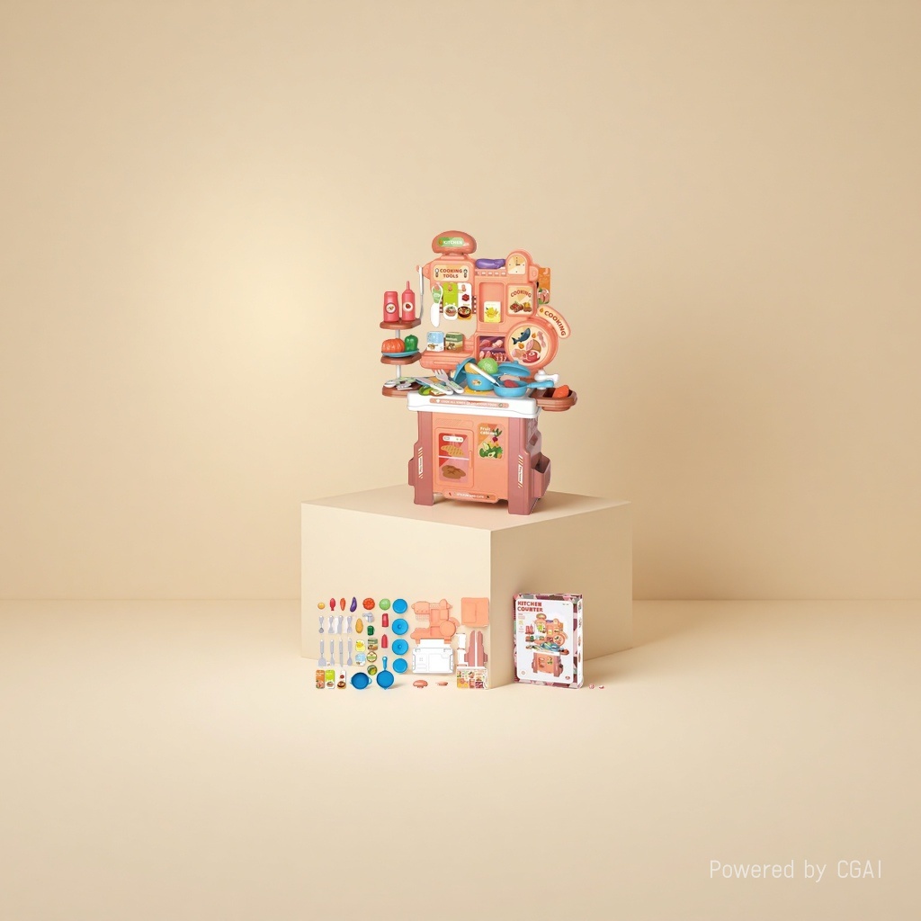 Children's toys, kitchen counter, mini kitchen, kitchenware, toys, girls' small toys Application Scenario