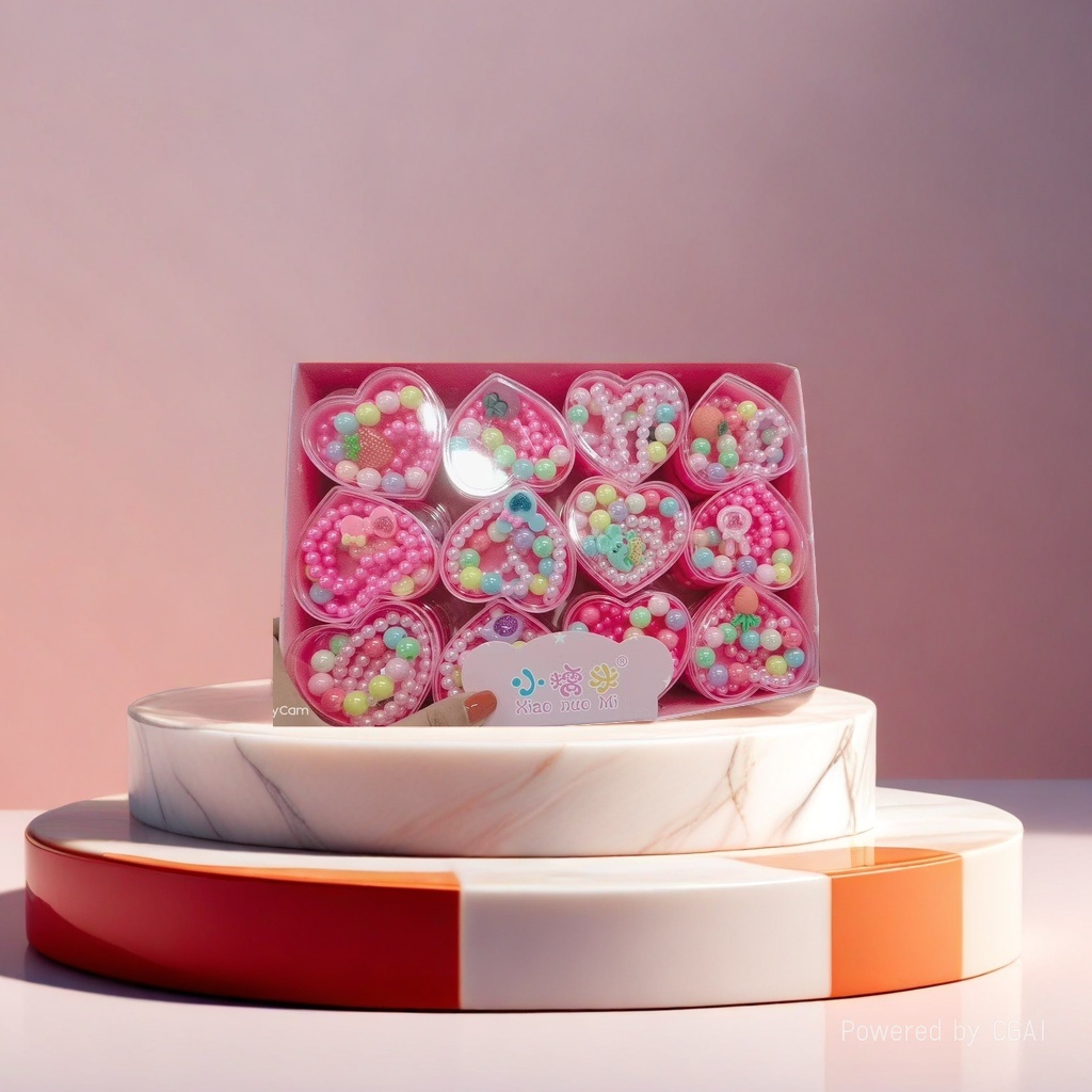 Arena oro cristal cuentas de color pulsera nuevos accesorios con caja de corazón Application Scenario