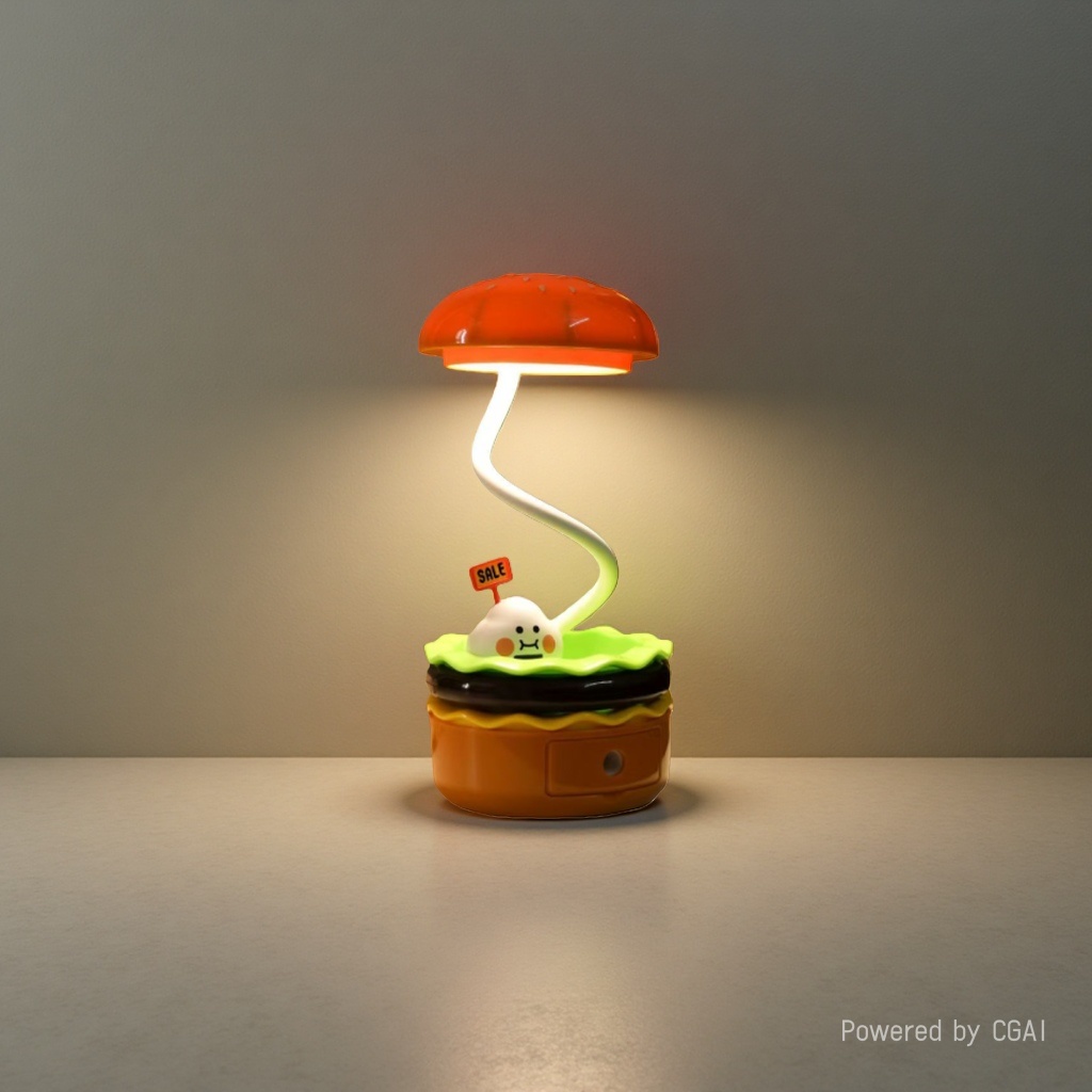 Hamburg Night light LED charging bedside sleep lamp, pencil sharpener storage desk lamp, Hamburg Night light for children Application Scenario