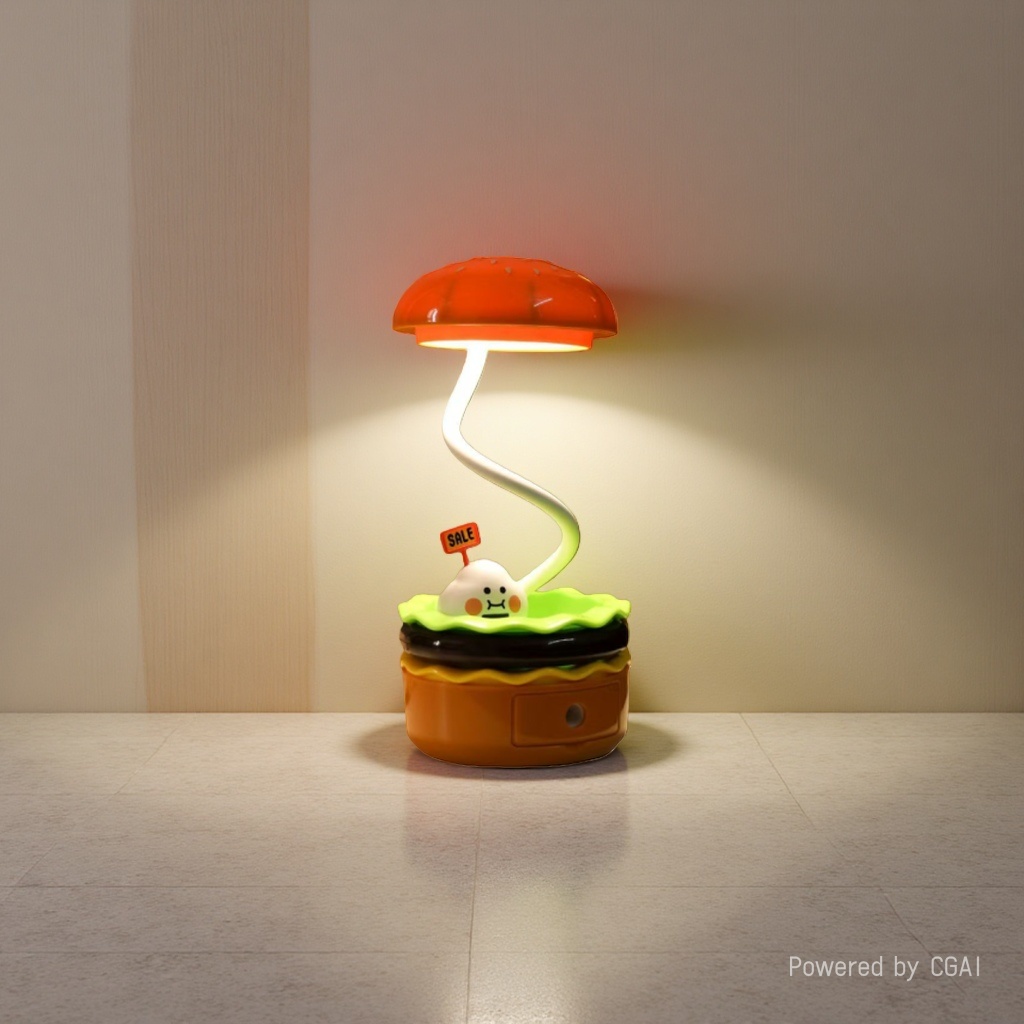 Hamburg Night light LED charging bedside sleep lamp, pencil sharpener storage desk lamp, Hamburg Night light for children Specification image