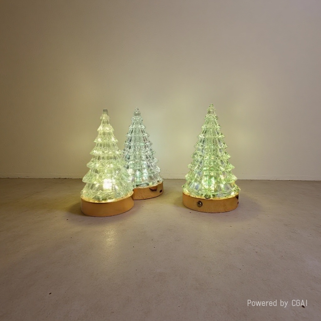 LT-135- Christmas Tree Lamp Rechargeable Desk Lamp Specification image