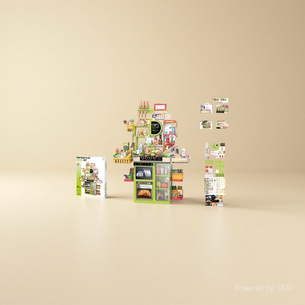 Pretend Play Kitchen Set mini kitchen children 's kitchenware Specification image