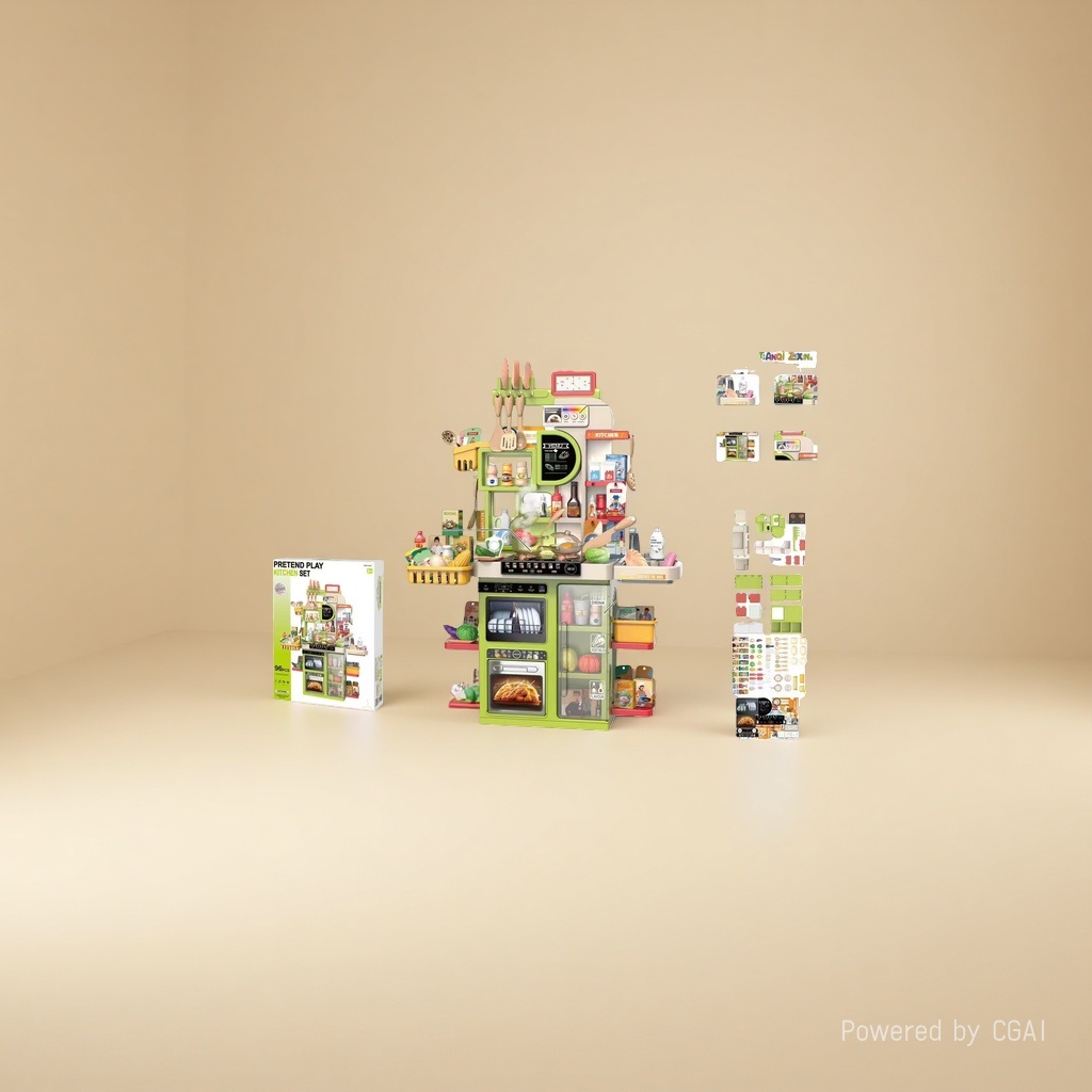 Pretend Play Kitchen Set mini kitchen children 's kitchenware details Picture
