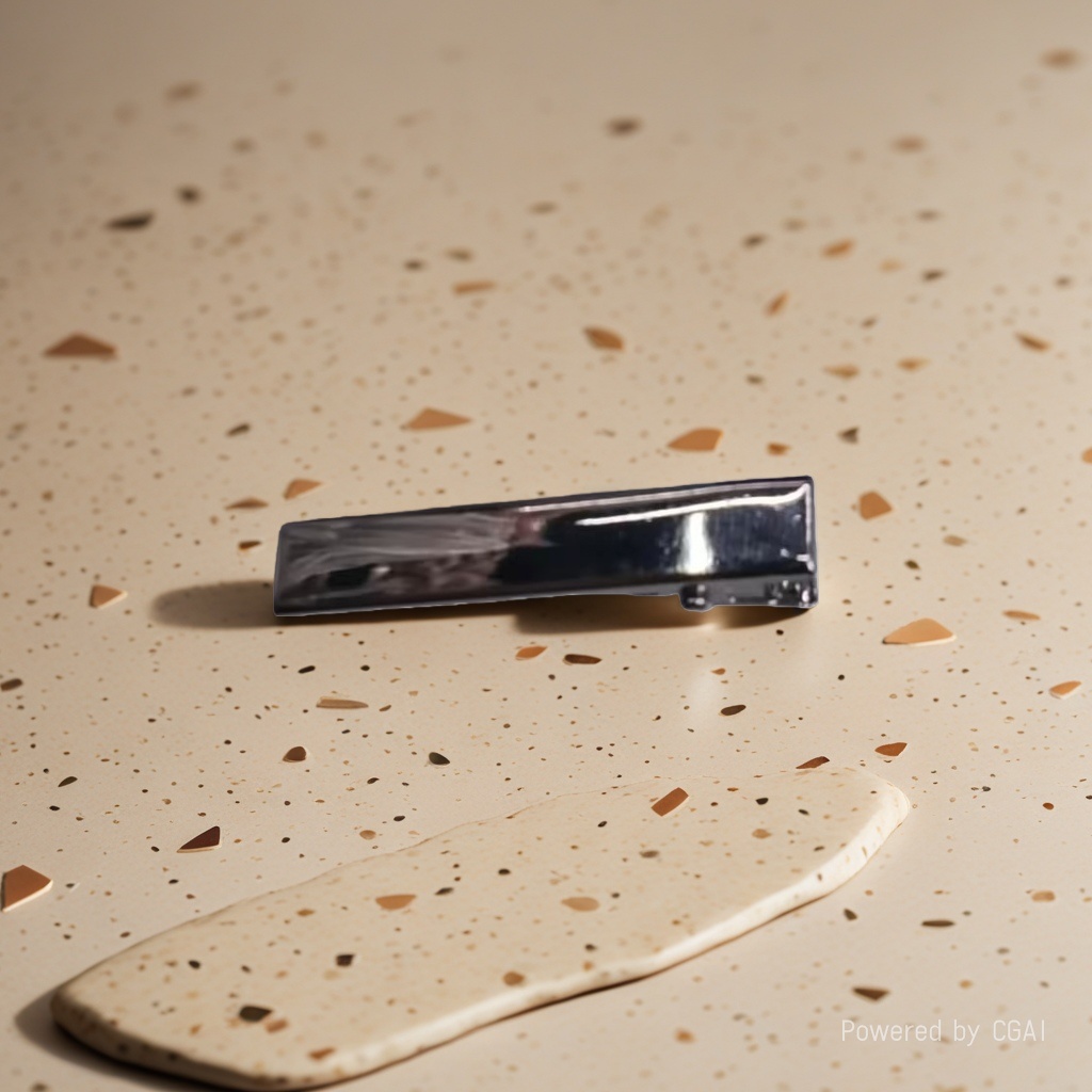 Square duckbill clips, diy handcrafted hair clips, headwear, simple side clips, bangs clips, alloy square clips, hair clip accessories Specification image