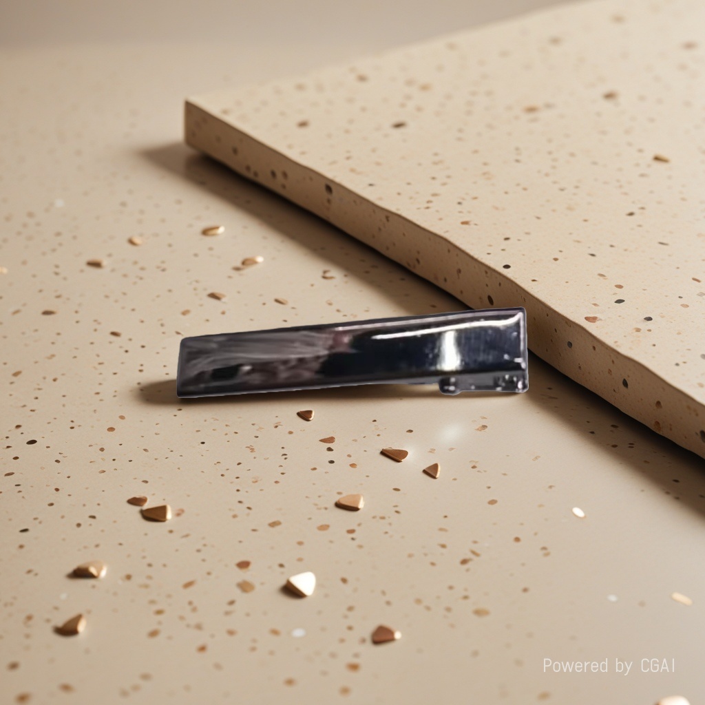 Square duckbill clips, diy handcrafted hair clips, headwear, simple side clips, bangs clips, alloy square clips, hair clip accessories Application Scenario