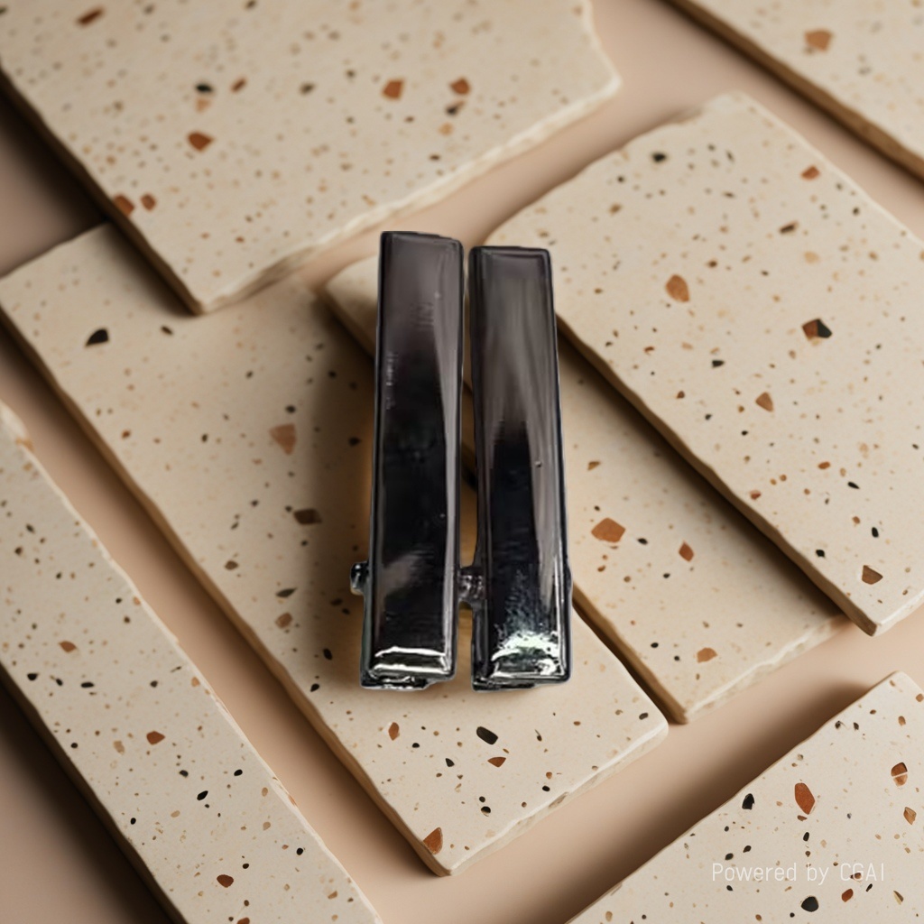 Square duckbill clips, diy handcrafted hair clips, headwear, simple side clips, bangs clips, alloy square clips, hair clip accessories 101553295 Specification image