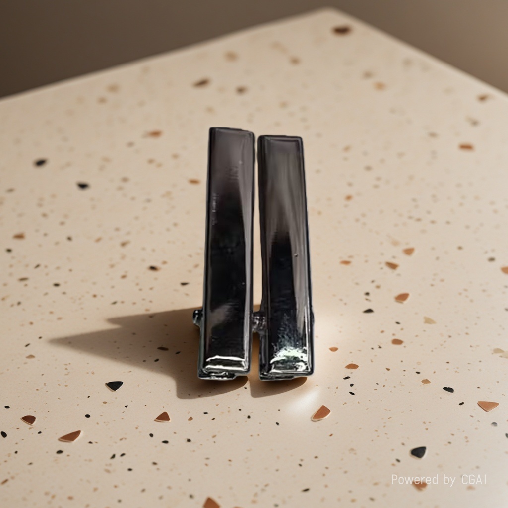Square duckbill clips, diy handcrafted hair clips, headwear, simple side clips, bangs clips, alloy square clips, hair clip accessories 101553295 details Picture