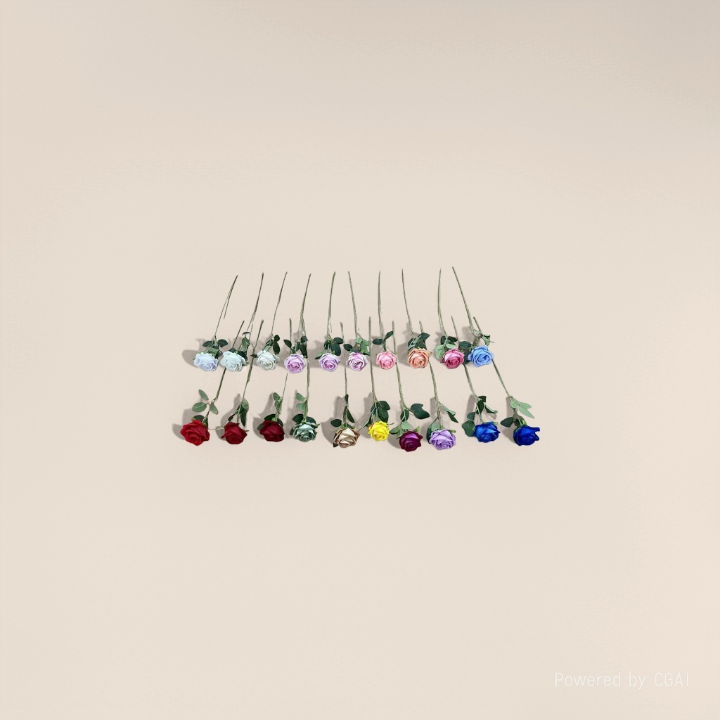 Simulated roses, colorful rose bouquets, reunion bouquets with rose petals, pearl roses Specification image