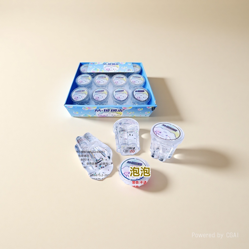 M+ Bubble Glass Clay Colored Clay Toys 12 cans, ultra-light clay Foaming glue, Space Sand, children's handmade Application Scenario