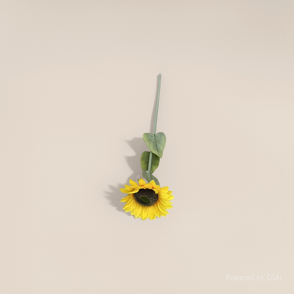 Monet's Garden faux plastic flowers, handcrafted flower materials, artificial flowers, decorative leather tubes, sunflowers Specification image