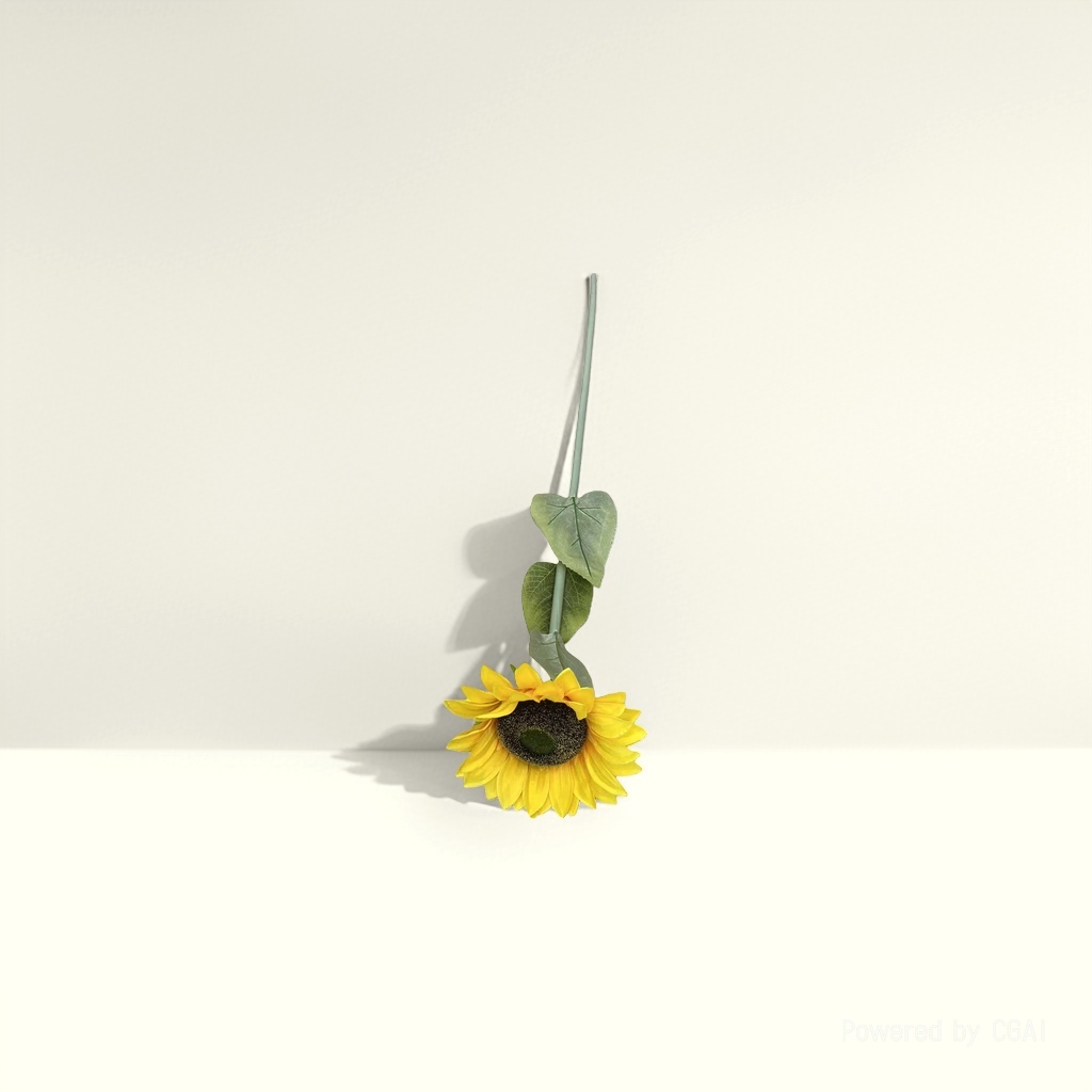 Monet's Garden faux plastic flowers, handcrafted flower materials, artificial flowers, decorative leather tubes, sunflowers details Picture