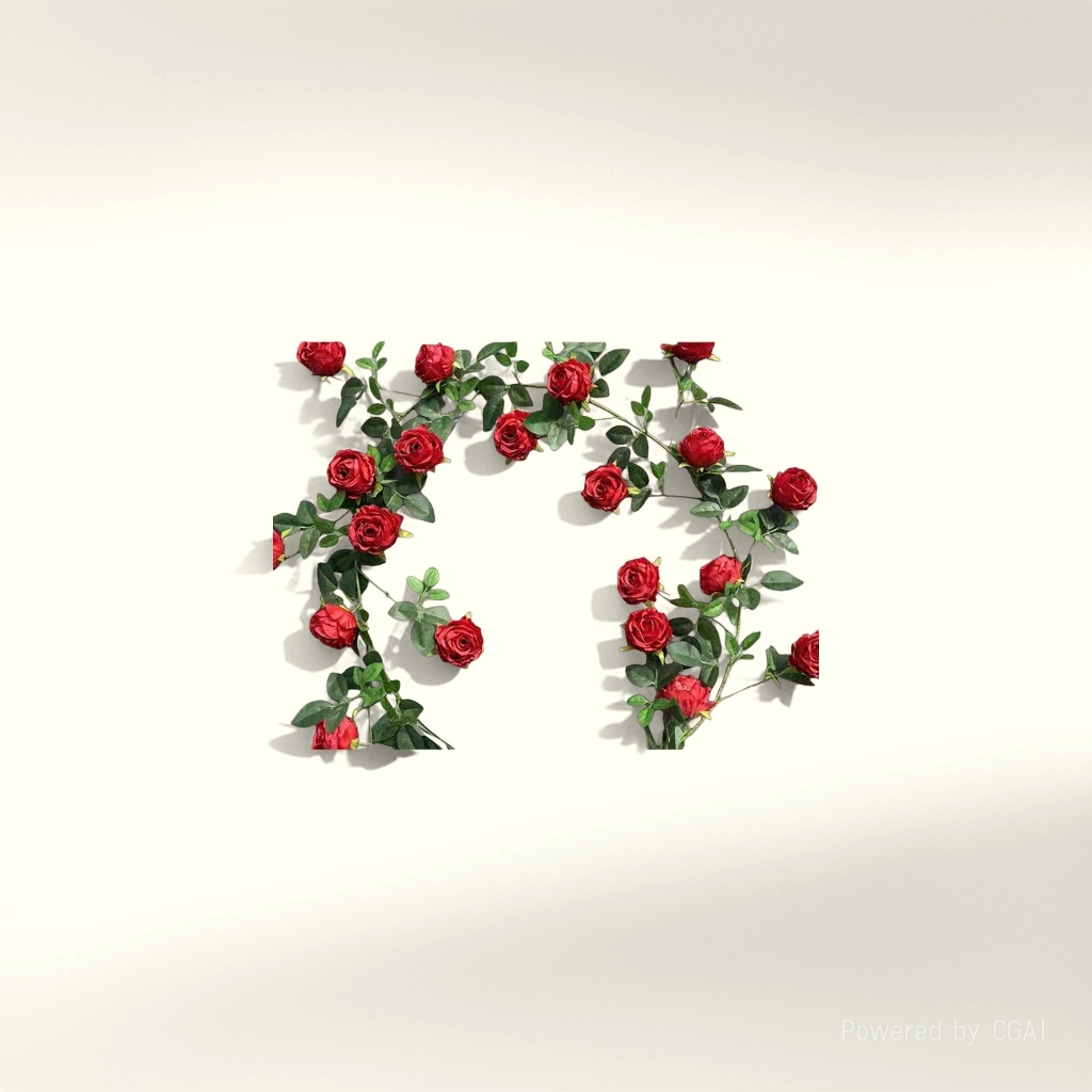 Artificial rose red emergent bouquet, artificial garden rose petal pieces, Flowers Snow Mountain rose