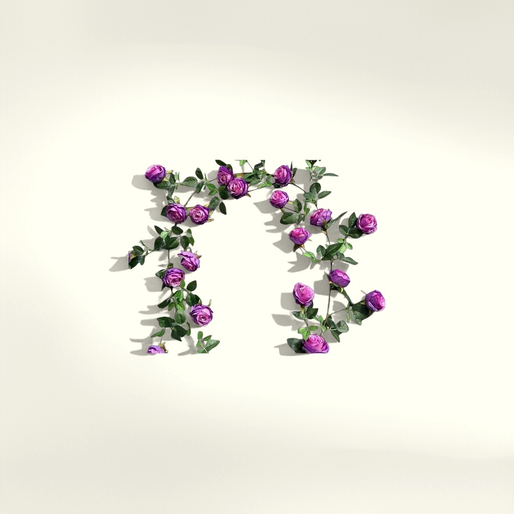 A life-sized purple rose bouquet with rose petal pieces. Flowers life-sized roses, snow mountain roses