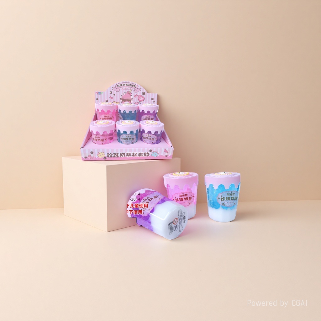 Bubble tea bubble glue bubble toy set for children, summer cartoon smoke bubble machine Application Scenario