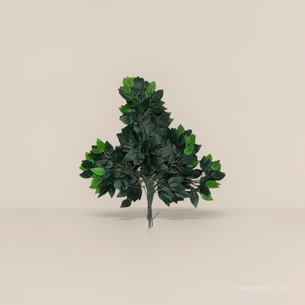 Artificial tree resin green leaves, artificial plant branches, artificial green plants, banyan tree leaves Application Scenario