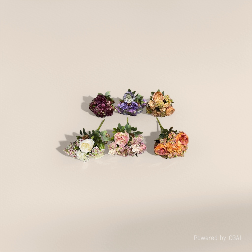 Monet's Garden artificial plastic flowers, handcrafted flower materials, and artificial flower decorations Application Scenario