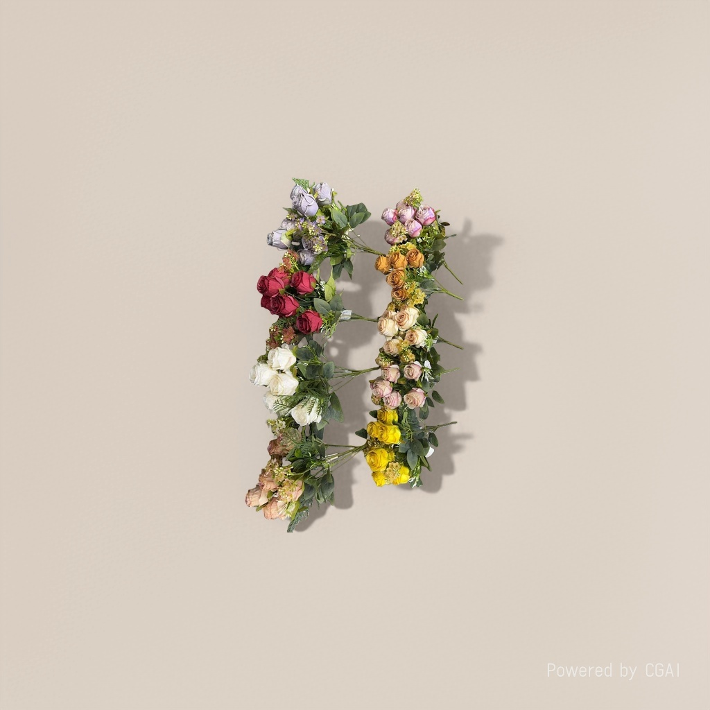 Monet's Garden Artificial plastic flowers, handcrafted flower materials, artificial flower decoration 110937959 Specification image