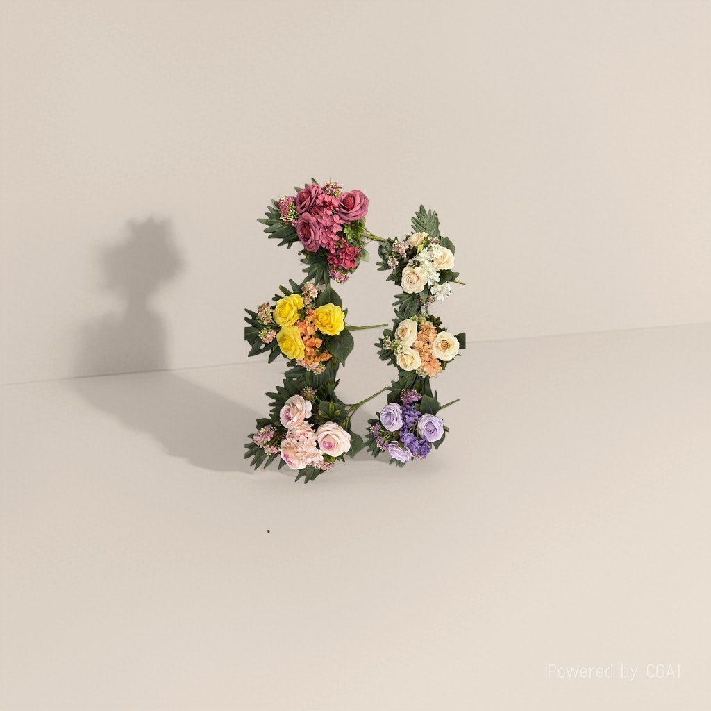Monet's Garden faux plastic flowers, artificial flowers, handcrafted flower materials Application Scenario