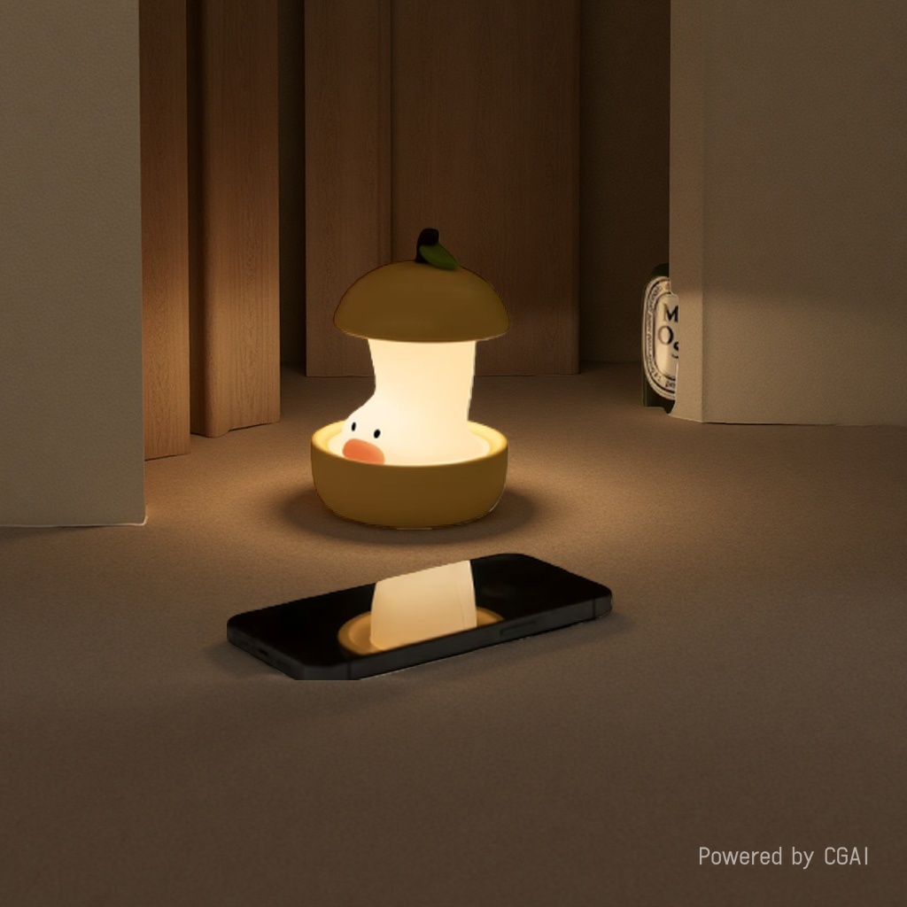 Creative seven-color pear night light, USB charging, three-speed pear night light, cute timed sleep companion light Specification image