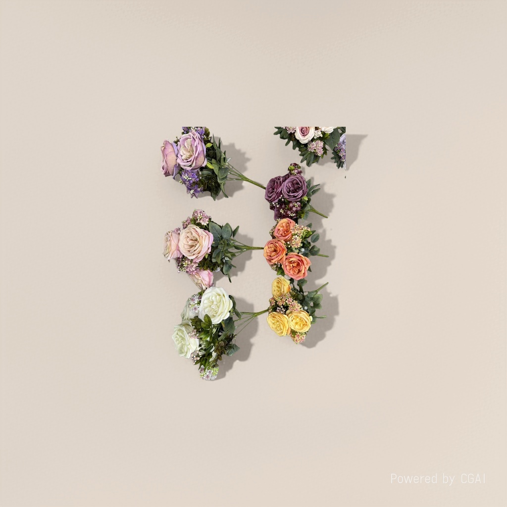 Monet's Garden Artificial plastic flowers, handcrafted flower materials, artificial flower decoration 111435692 Specification image