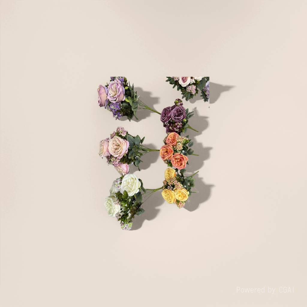 Monet's Garden Artificial plastic flowers, handcrafted flower materials, artificial flower decoration 111435692 Application Scenario
