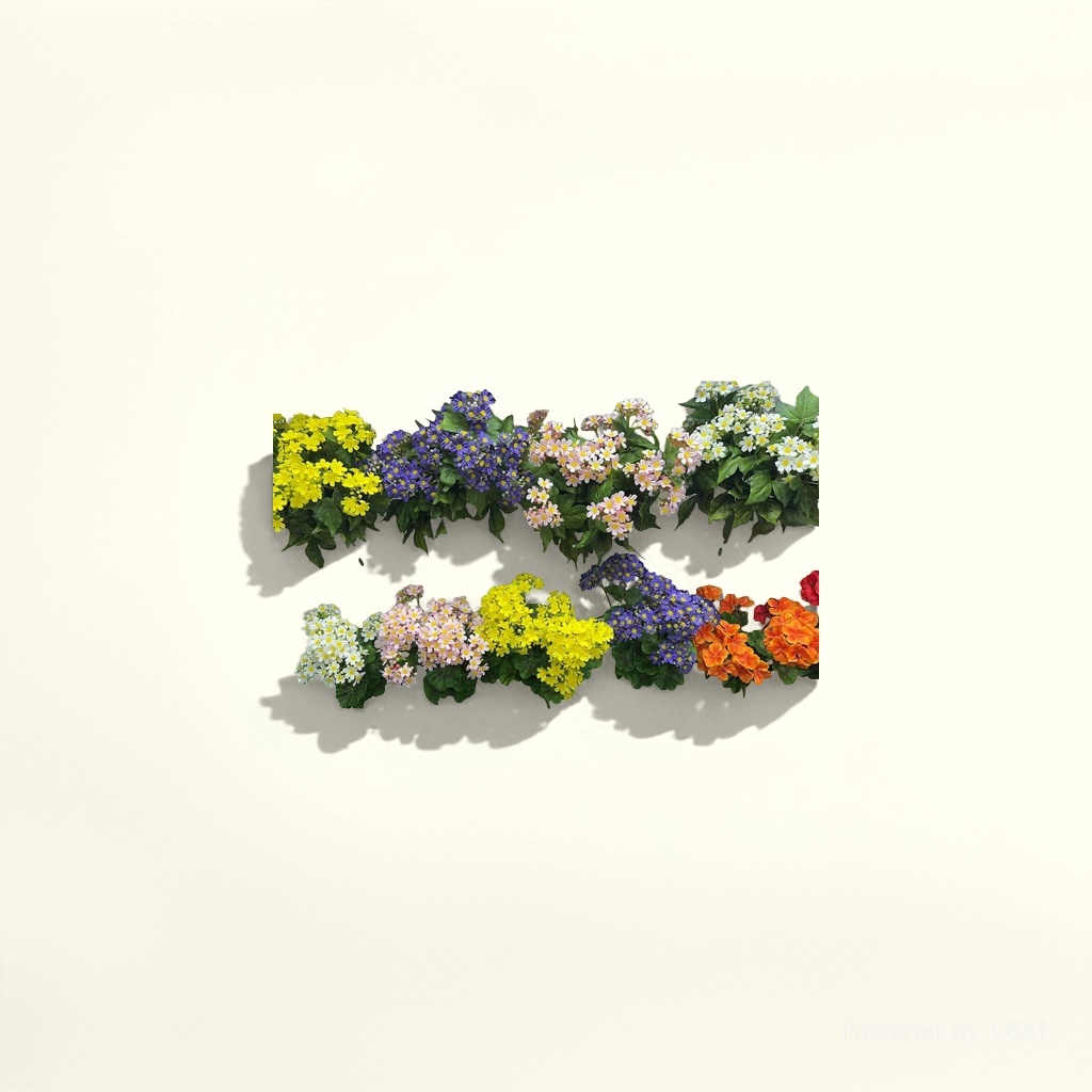 Monet Garden Artificial plastic flowers, handcrafted flower materials, artificial flowers 180g111615700 details Picture