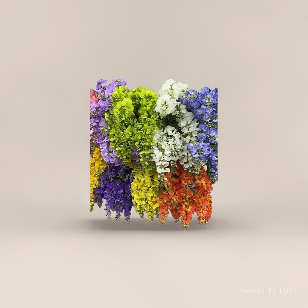 Monet Garden Artificial Plastic Flowers, handcrafted flower materials, artificial flower decoration 112015679 Application Scenario
