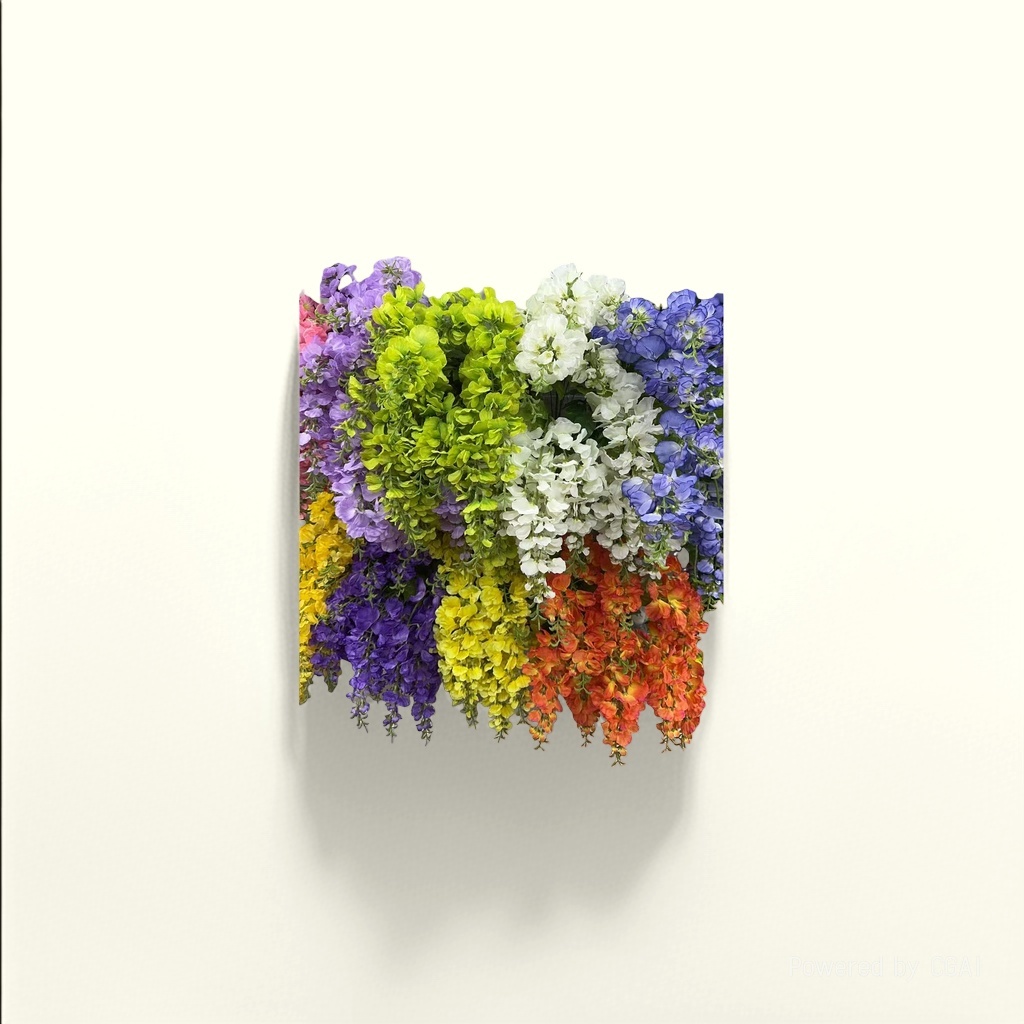 Monet Garden Artificial Plastic Flowers, handcrafted flower materials, artificial flower decoration 112015679 details Picture