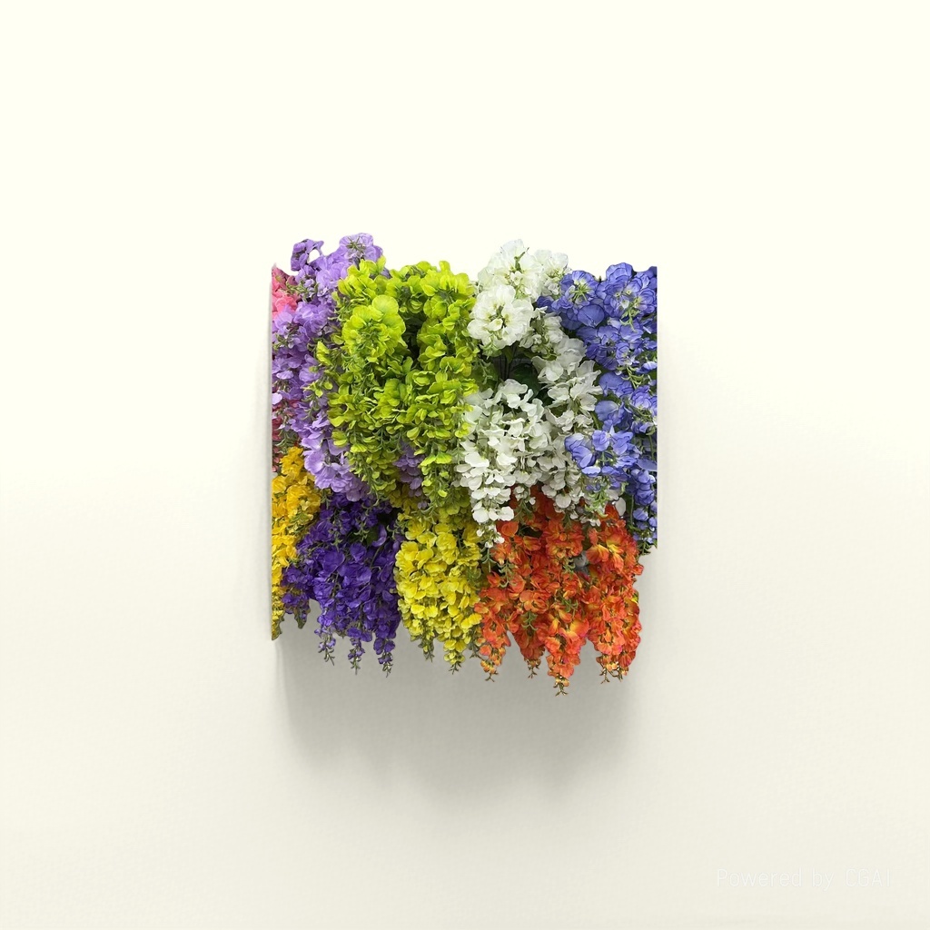 Monet Garden Artificial Plastic Flowers, handcrafted flower materials, artificial flower decoration 112015679