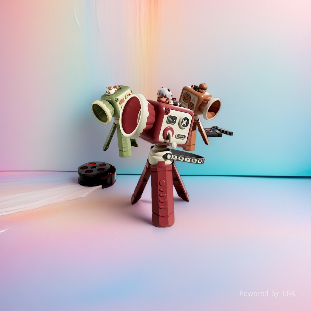 Creative, trendy, retro camera, handheld small fan, student desktop, children's cartoon, USB charging fan, bladeless Specification image