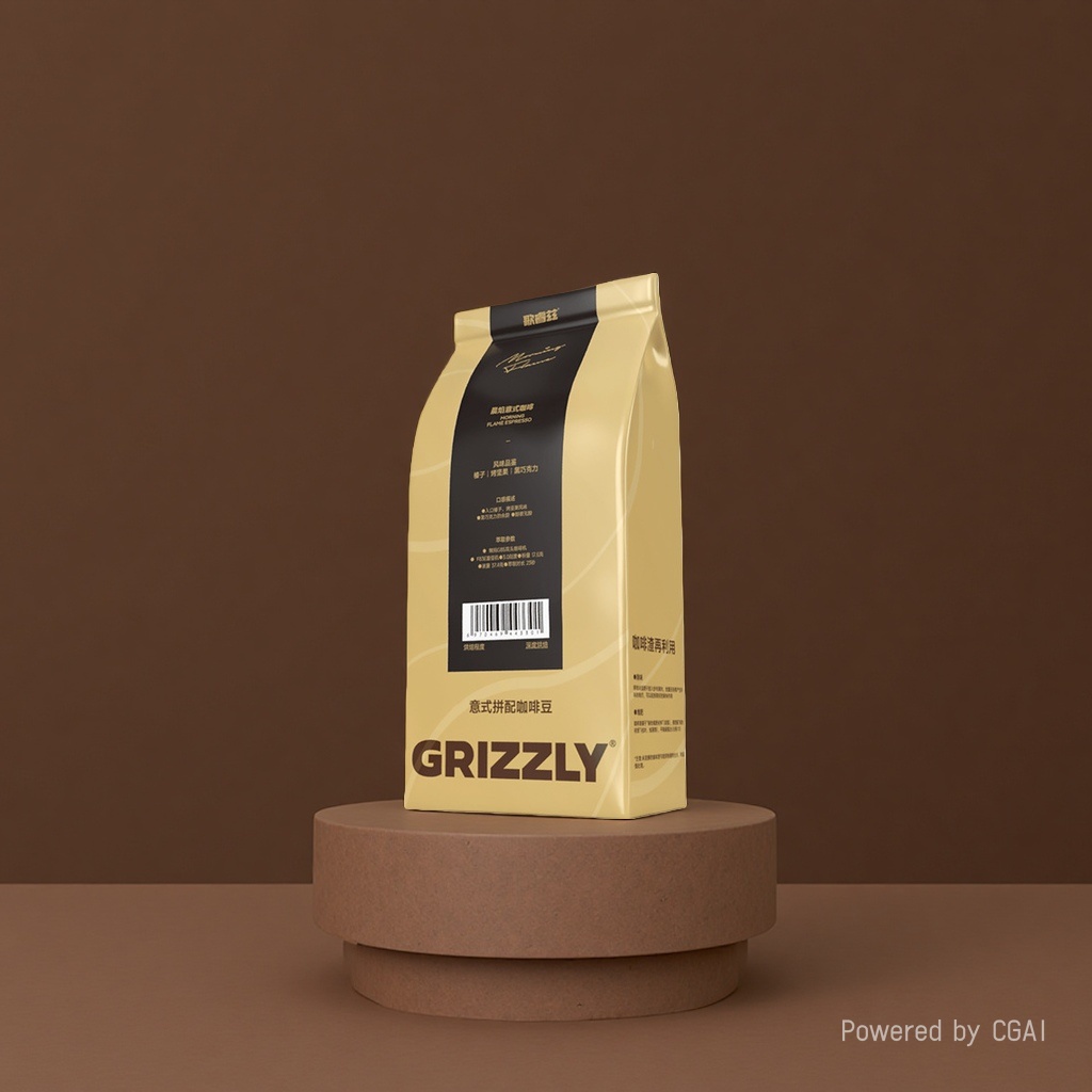 Houfu Coffee light-roasted coffee beans 1000g with packaging bag details Picture