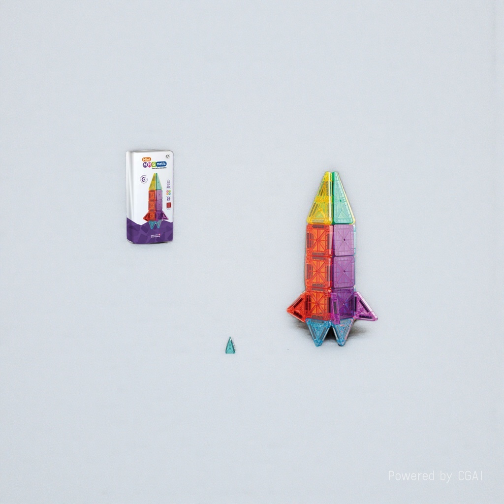 Magnetic building block toys, rocket models, magnetic colored magnetic attraction blocks, magnetic sheets, magnetic balls Specification image