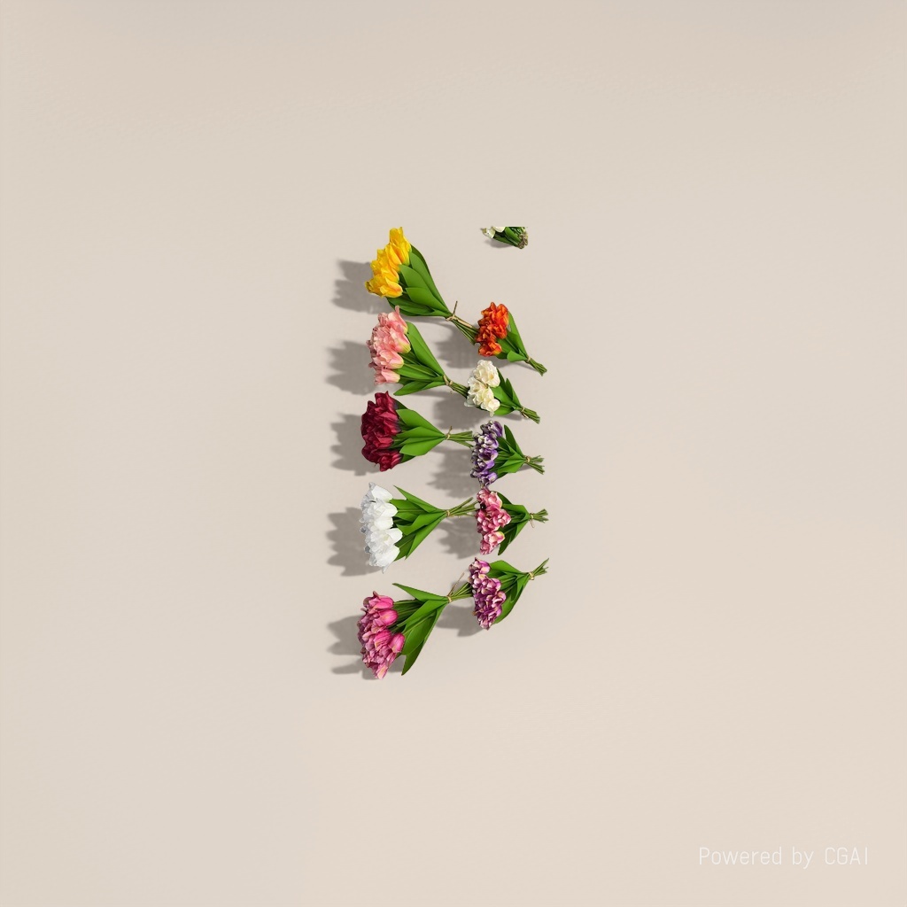 Monet Garden Artificial Plastic Flowers, handcrafted flower materials, artificial flower decoration, 113031977 Application Scenario