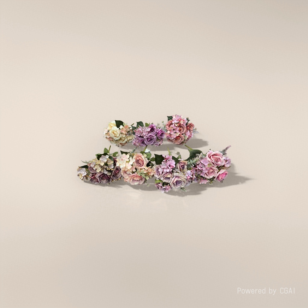 Monet's Garden Artificial plastic flowers, handcrafted flower materials, artificial flowers 180g113131040 Specification image