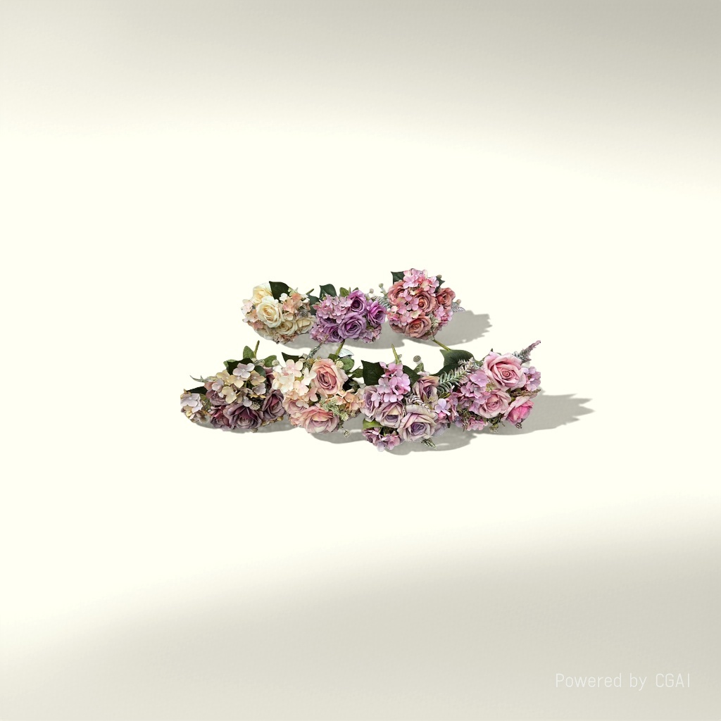 Monet's Garden Artificial plastic flowers, handcrafted flower materials, artificial flowers 180g113131040