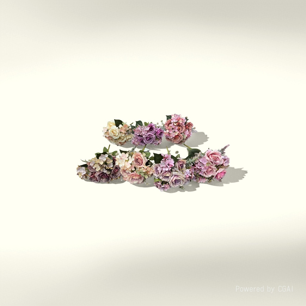 Monet's Garden Artificial plastic flowers, handcrafted flower materials, artificial flowers 180g113131040 details Picture