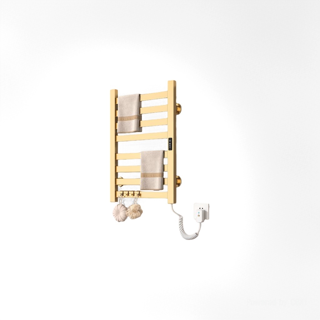 Smart constant-temperature household drying electric towel rack for bathroom, single-layer 4+4