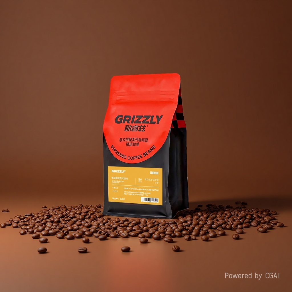 Wholesale coffee shop coffee can be ground into espresso caramel, blended with commercial Italian coffee beans, rich in oil Specification image