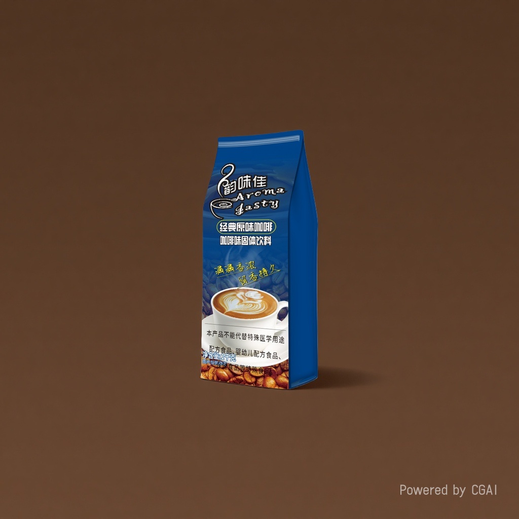 Three-in-one black coffee, original flavor coffee, 1000g coffee powder, commercial beverage raw materials, instant pure coffee details Picture