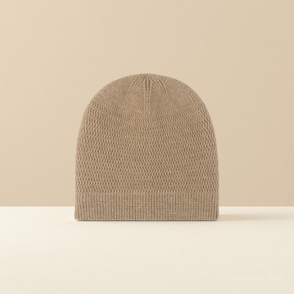 Autumn double-layer warm thickened knitted Hat, unisex cold hat, European and American brim woolen hat wholesale, knitted hat, solid color knitted hat hat, hat 150152802 Specification image