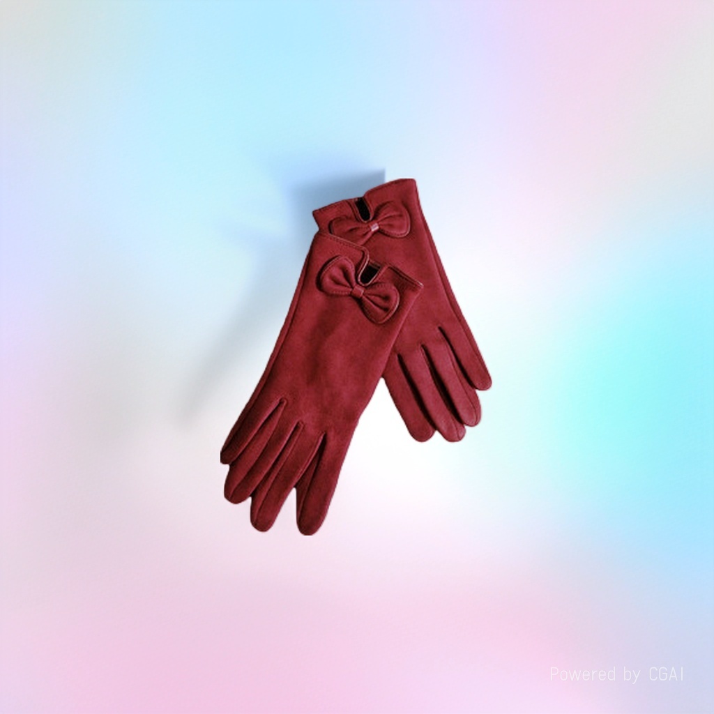 Full-finger gloves made of sheepskin for export can be customized according to samples Item Picture