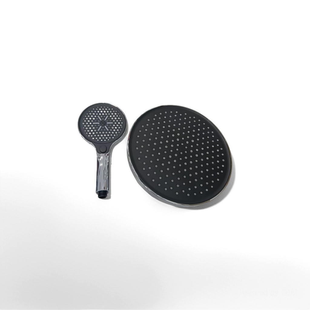 Handheld shower head, electroplated shower head, circular top shower head, hardware faucet shower head Application Scenario