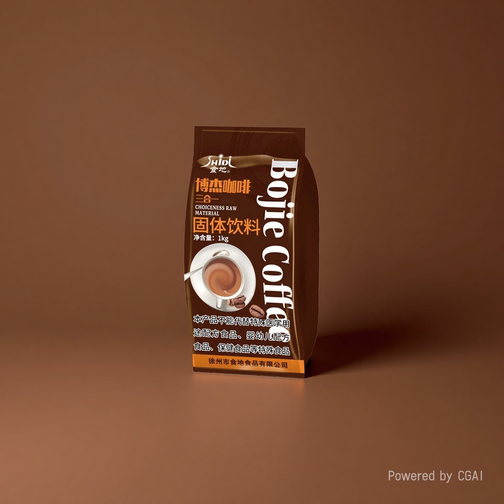 Shidi Bojie Latte Cappuccino Mocha Espresso Powder Instant commercial 1000g bagged extra strong coffee details Picture